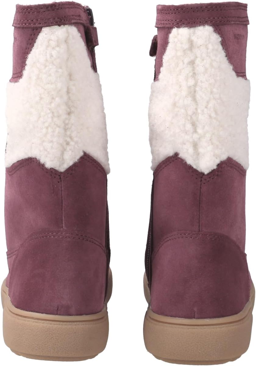 Geox Mädchen J Theleven Girl WpfAnkle Boot 38 EU Prune, 38 EU Prune