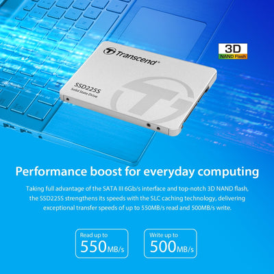 Transcend SSD225S 2.5" 1000 GB Serial ATA III 3D NAND, TS1TSSD225S