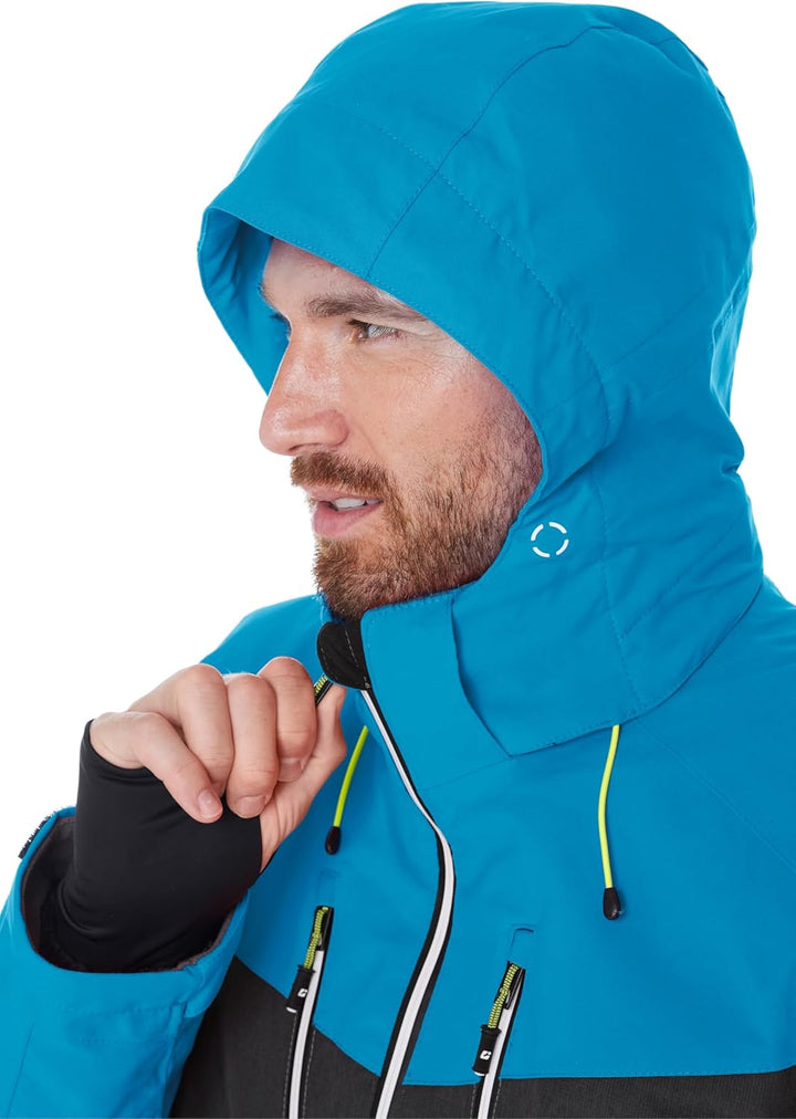 Killtec Herren Ksw 45 Mn Ski Jckt Skijacke/Funktionsjacke mit abzippbarer Kapuze und Schneefang S sc