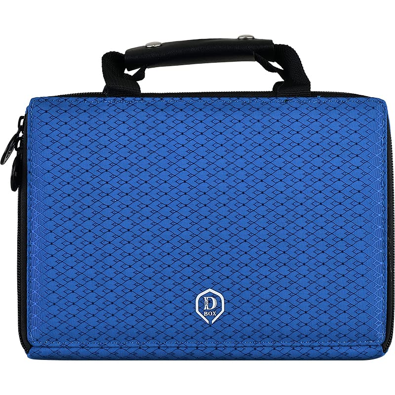 ONE80 - Master D Box – Grosse Darttasche – stark und solide (Blau), Blau