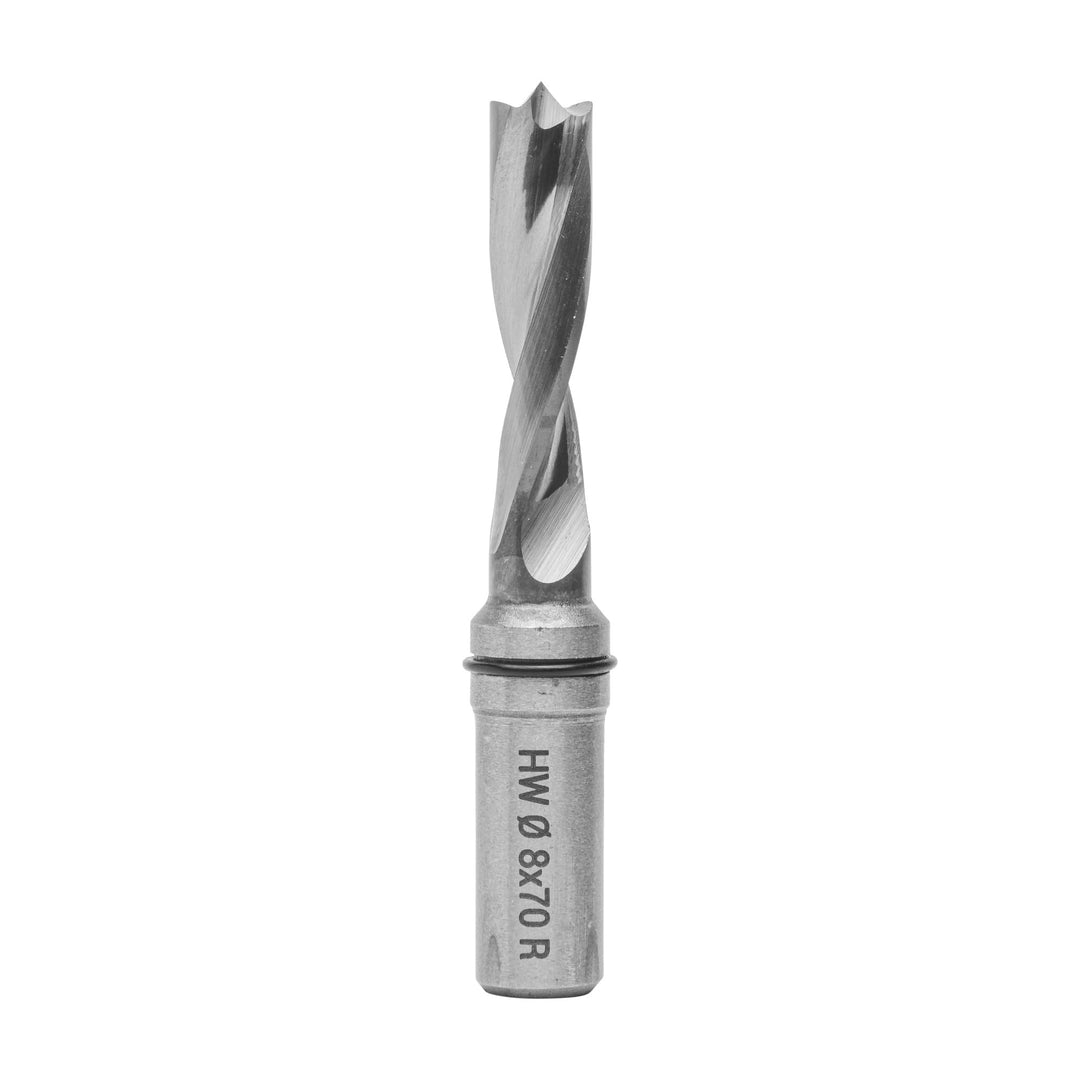 ENT 22745 Dübelbohrer VHW, Schaft (S) 10 mm, Durchmesser (D) 8 mm, NL 30 mm, SL 30 mm, L 70 mm, Rech