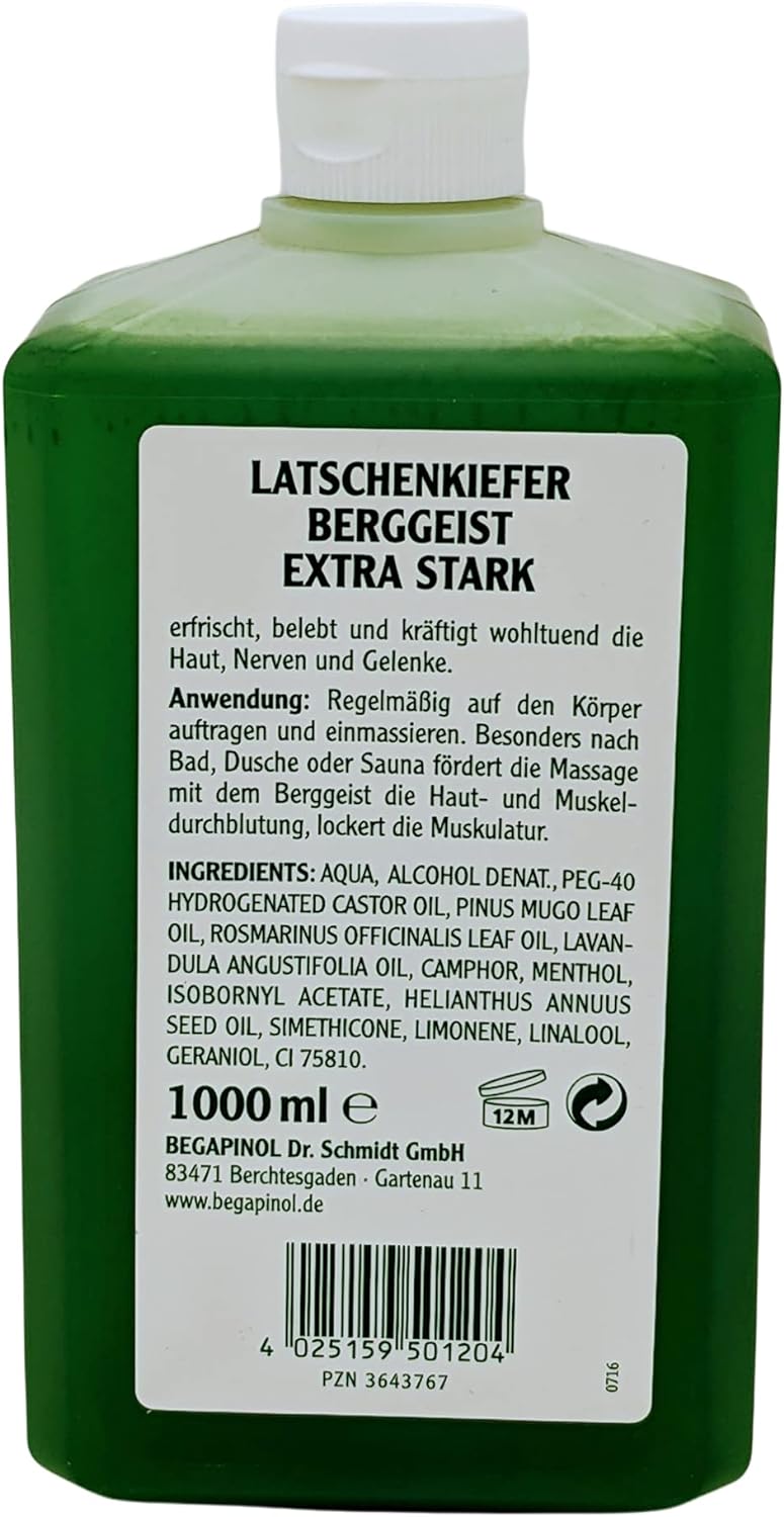 BEGAPINOL Latschenkiefer Berggeist extra stark 1000 ml
