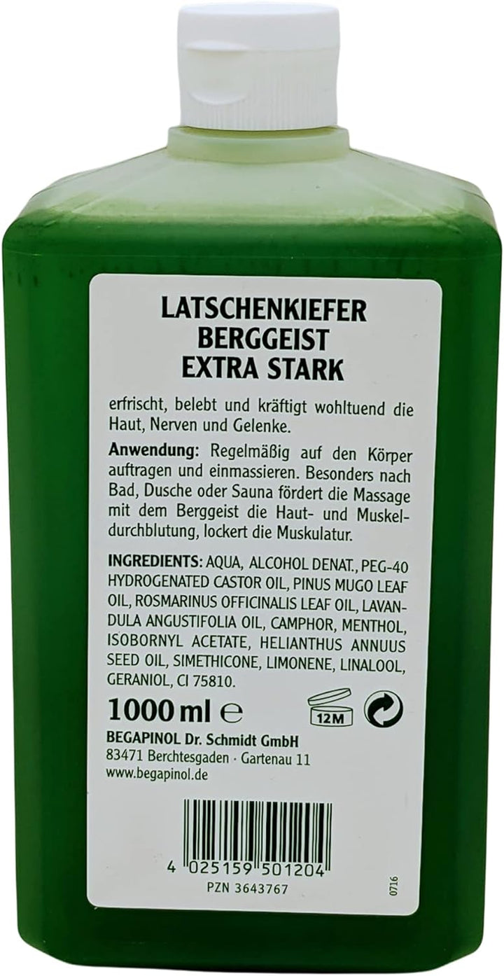 BEGAPINOL Latschenkiefer Berggeist extra stark 1000 ml