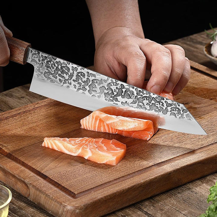 Professionelles japanisches Kochmesser, Küche High Carbon Ultra Sharp Chefs Messer mit ergonomischem
