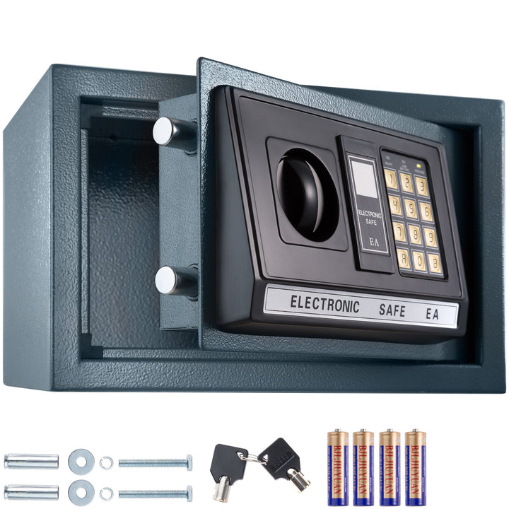 TecTake® Massiver Elektronischer Safe Tresor 20 X 31 X 22cm 4,6 kg schwarz inklusive 4 Batterien