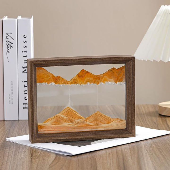 AzureLeap Sandbilder zum Drehen 3D Sandscape die Sandkunst in Tiefsee Fliessende Sandmalerei Sandbil