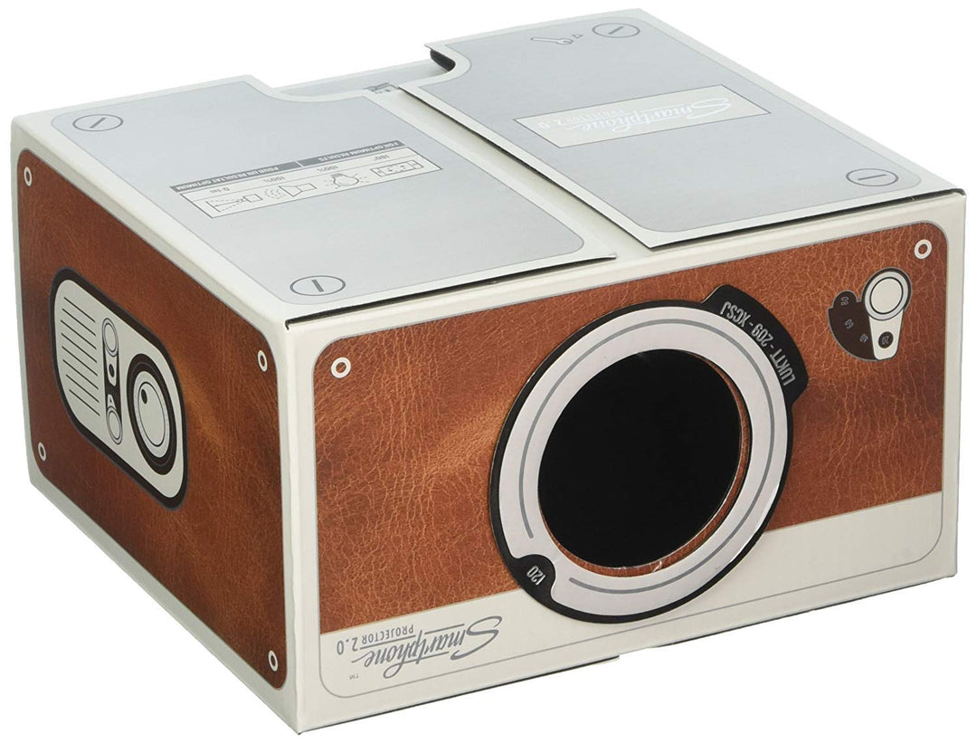 Mini Projektor Smartphone Projektor 2.0 brown, Brown