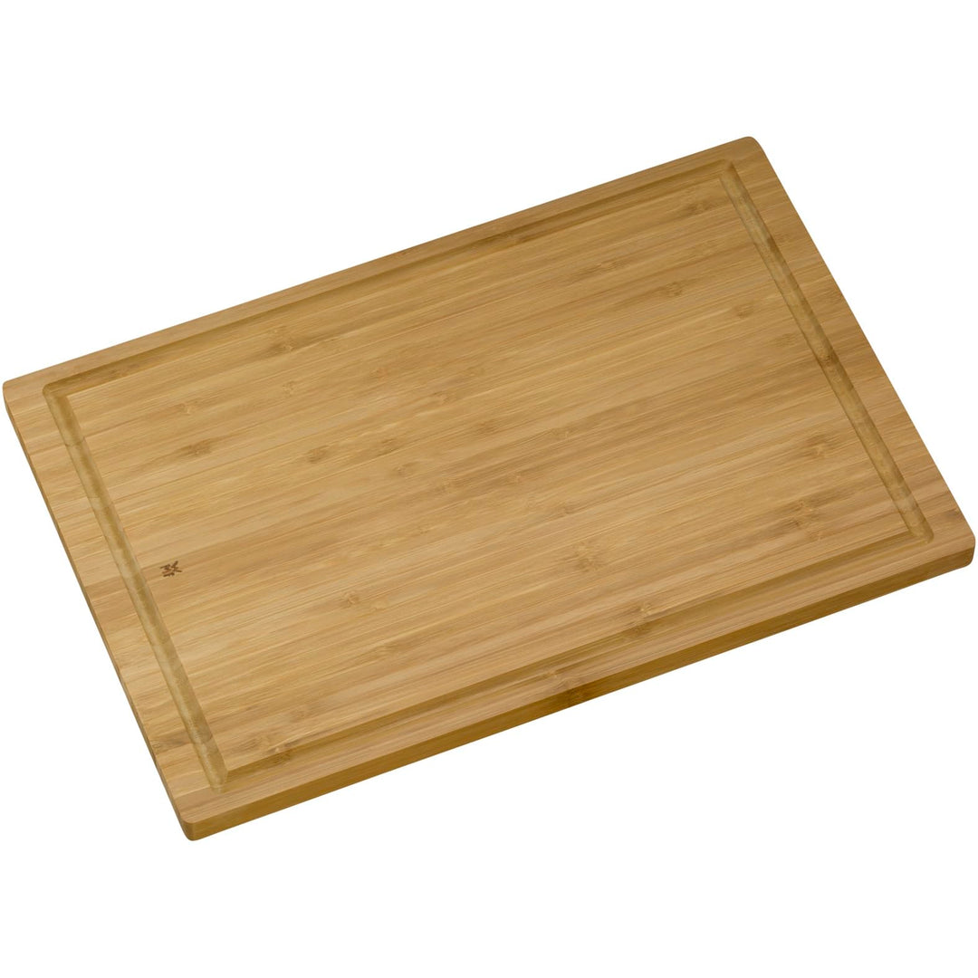 WMF Schneidebrett Bambus natur, 45 x 30 x 1,9 cm, Bambus Brett, Holzbrett gross - Tranchierbrett mit