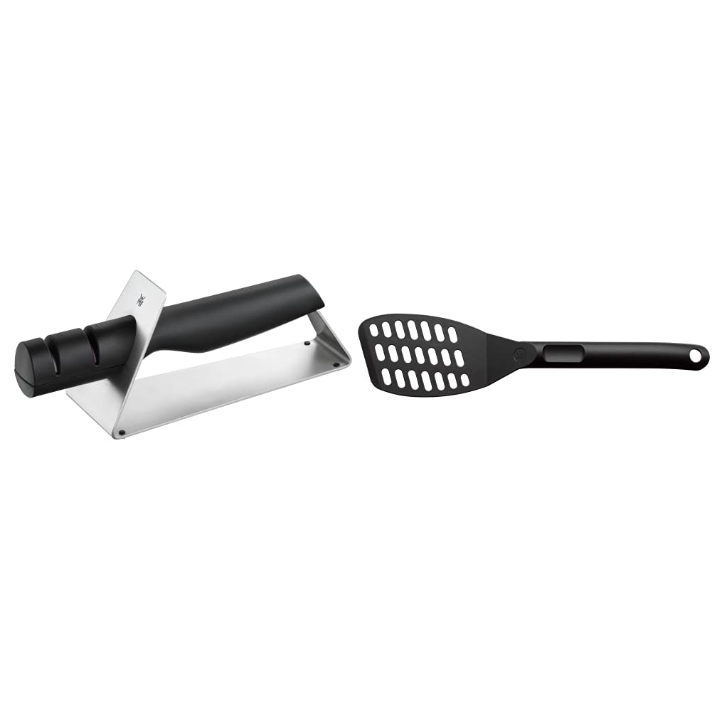 WMF Messerschärfer Gourmet Keramikscheiben 2 Stufen Vor- und Nachschleifen sichere Handhabung &amp; Pfan