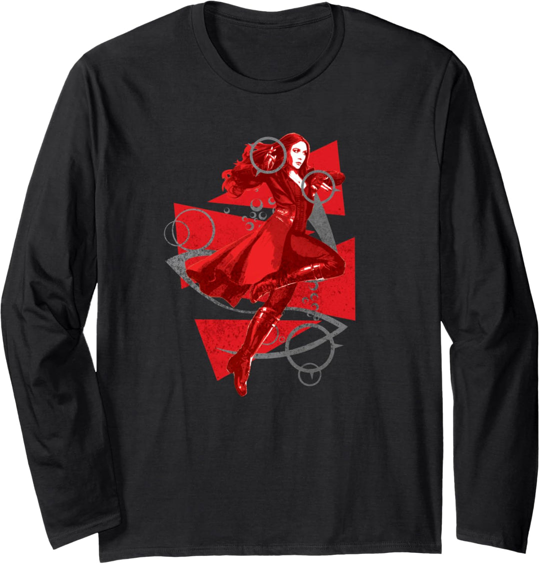 Marvel Scarlet Witch Wanda Maximoff Langarmshirt