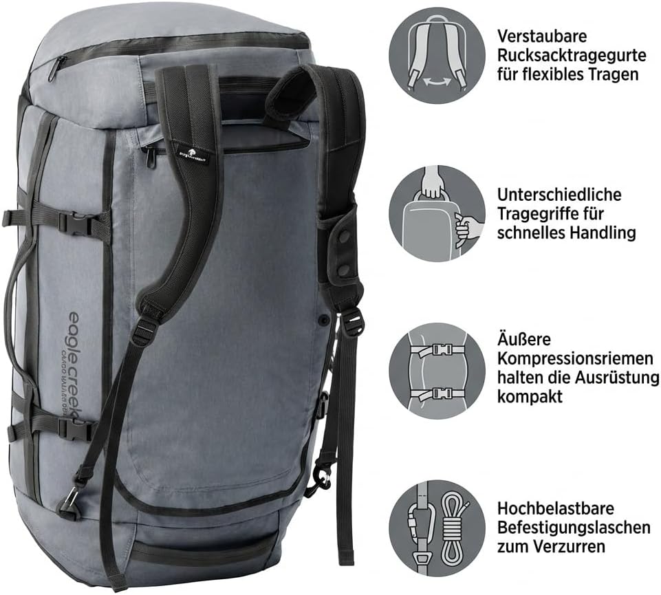 Eagle Creek Cargo Hauler Duffel 40L - die Neue nachhaltige Version des Klassikers aus recyceltem Pol