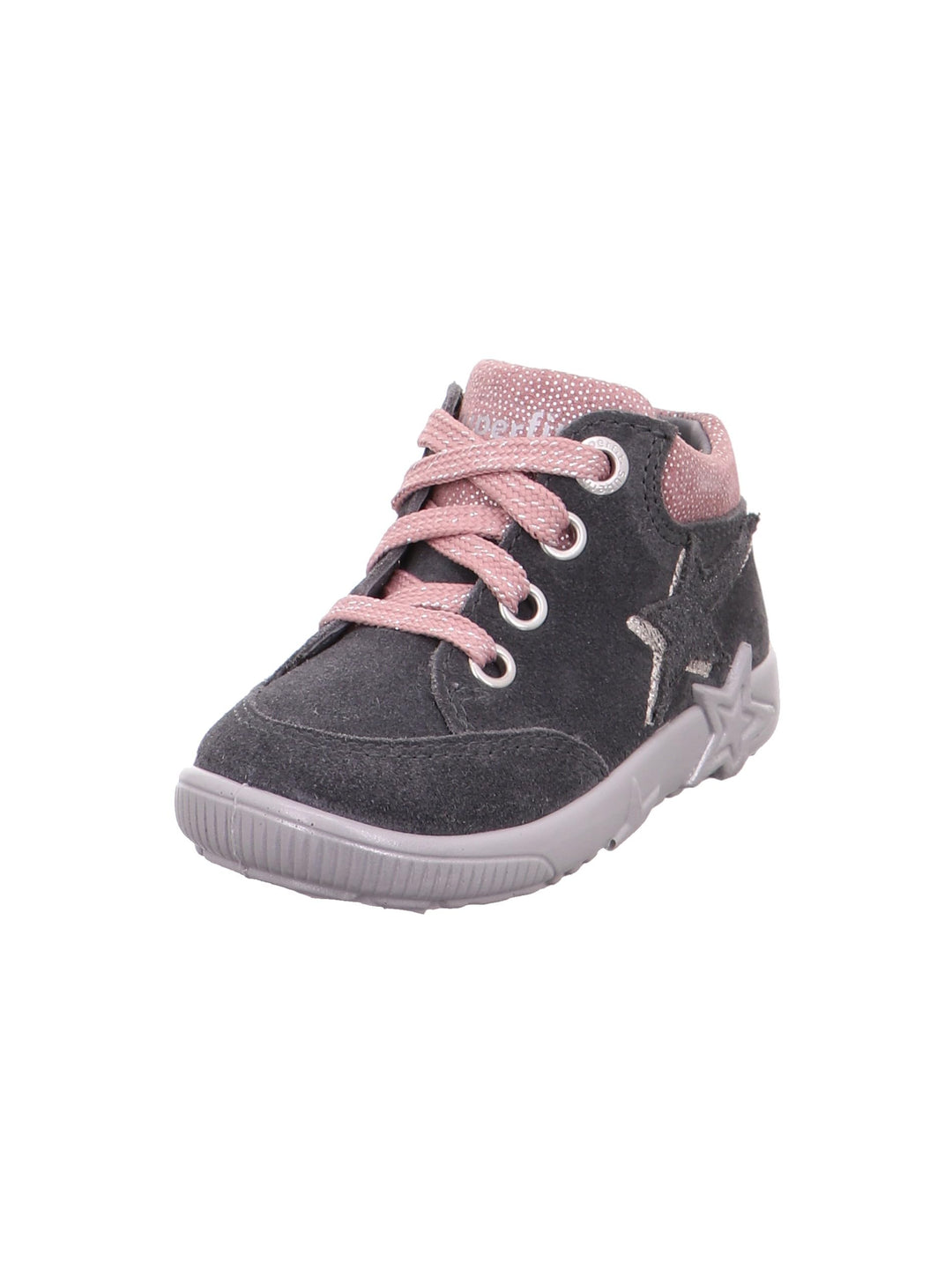 Superfit STARLIGHT Sneaker 0-500438 Mädchen 22 EU Grau Rosa 2000, 22 EU Grau Rosa 2000