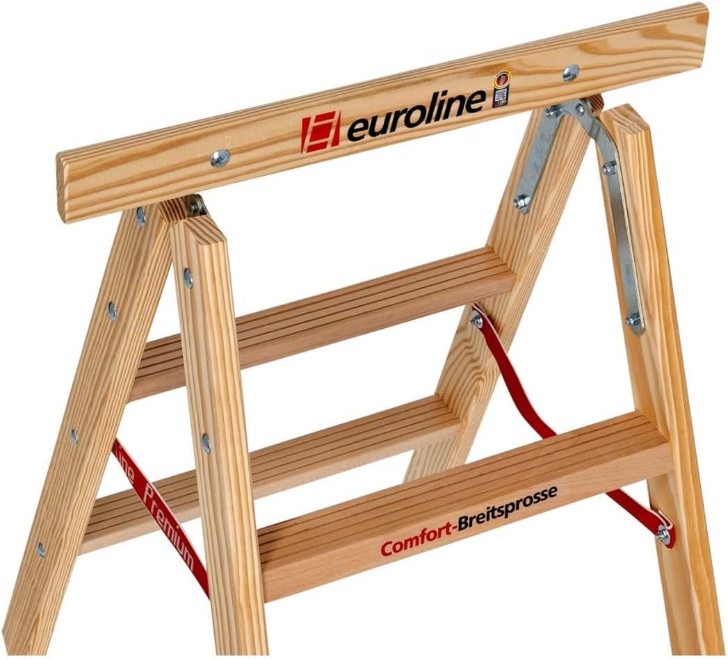 Euroline Holz-Tapezierbock mit Comfort-Breitsprosse, 1150402