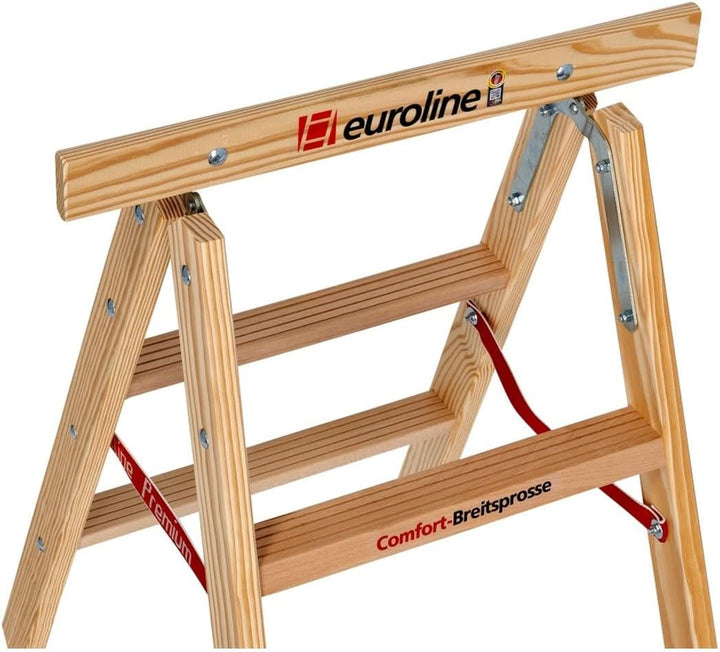 Euroline Holz-Tapezierbock mit Comfort-Breitsprosse, 1150402
