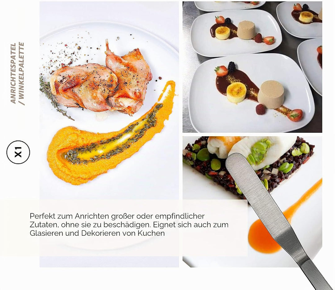 DOJA Barcelona | Kueche Chef Kochutensilien | Farbe: Kupfer | 7 Utensilien Edelstahl Plating Kit | K