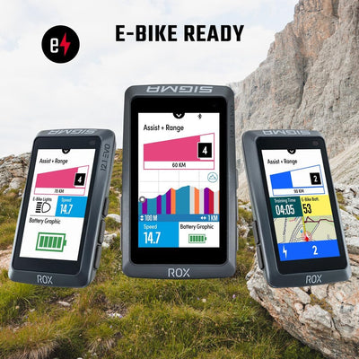 Sigma ROX 12.1 EVO Basic Set - White Fahrrad-Navi Fahrrad Europa Bluetooth, GPS, GLONASS Variante 2