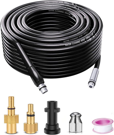 Monave 10m Rohrreinigungsschlauch für Kärcher/Bosch/Lavor, Rohrreinigungsspirale, Abflussreiniger, R