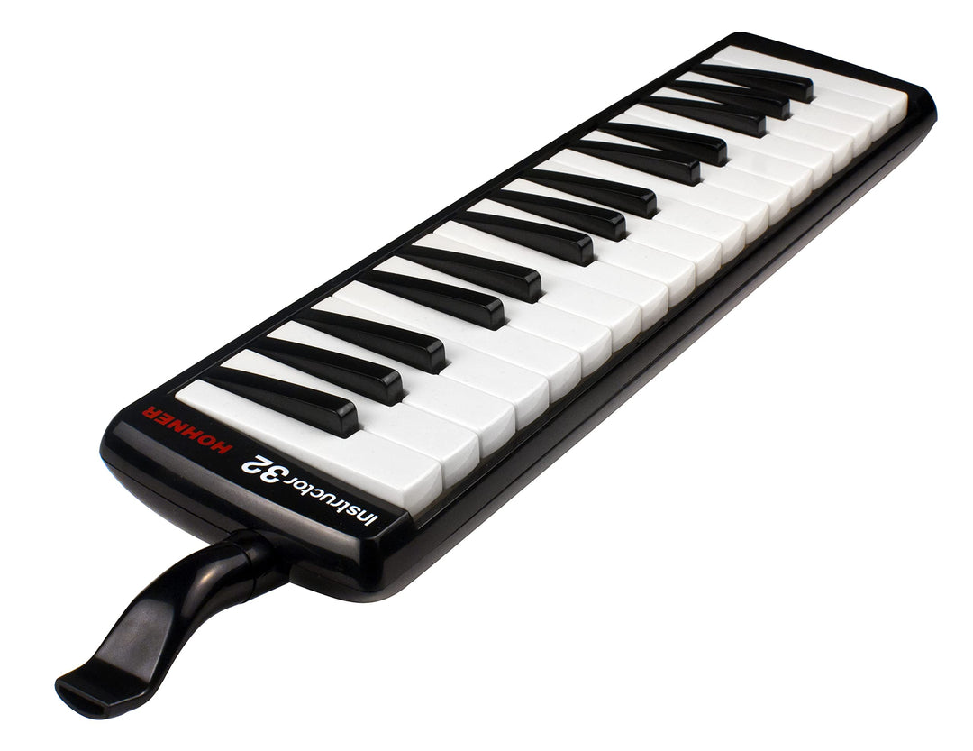 Hohner 32B Melodica (Klavierdesign), schwarz, schwarz