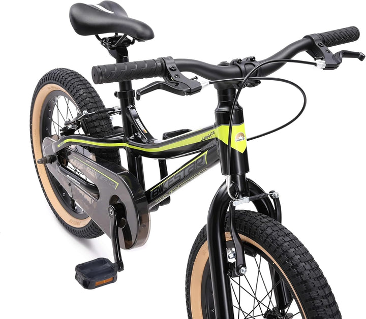 BIKESTAR Kinder Fahrrad Aluminium Mountainbike mit V-Bremse für Mädchen und Jungen ab 4-5 Jahre | 16