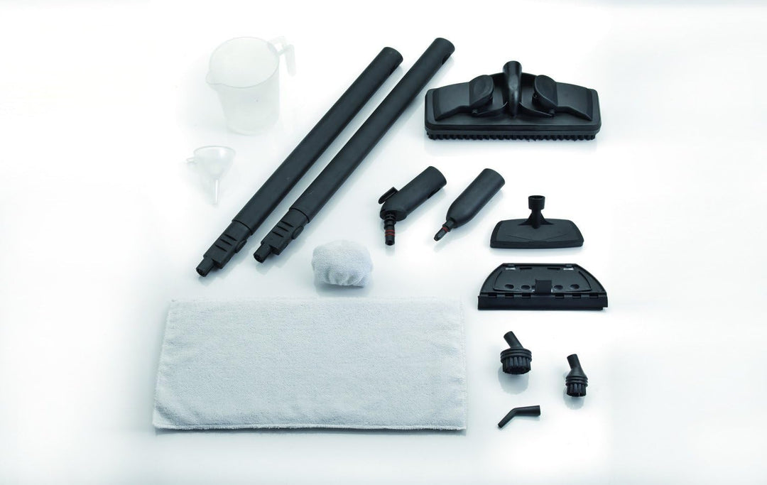 Ariete 4146 XVapor Deluxe fahrbarer Dampfreiniger, 5 bar, integriertes Zubehör-Staufach, Betriebsdau