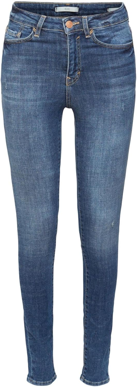 ESPRIT Damen Jeans 24W / 32L 901/Blue Dark Wash, 24W / 32L 901/Blue Dark Wash
