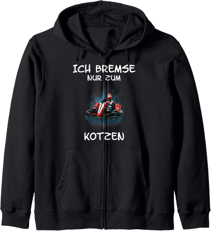 Go Kart Racing Motorsport Karting Kartbahn Damen Herren Kapuzenjacke