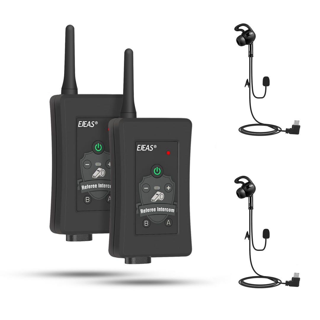 EJEAS FBIM Professionelles Fussball Schiedsrichter Bluetooth Intercom Headset Kommunikationssystem m