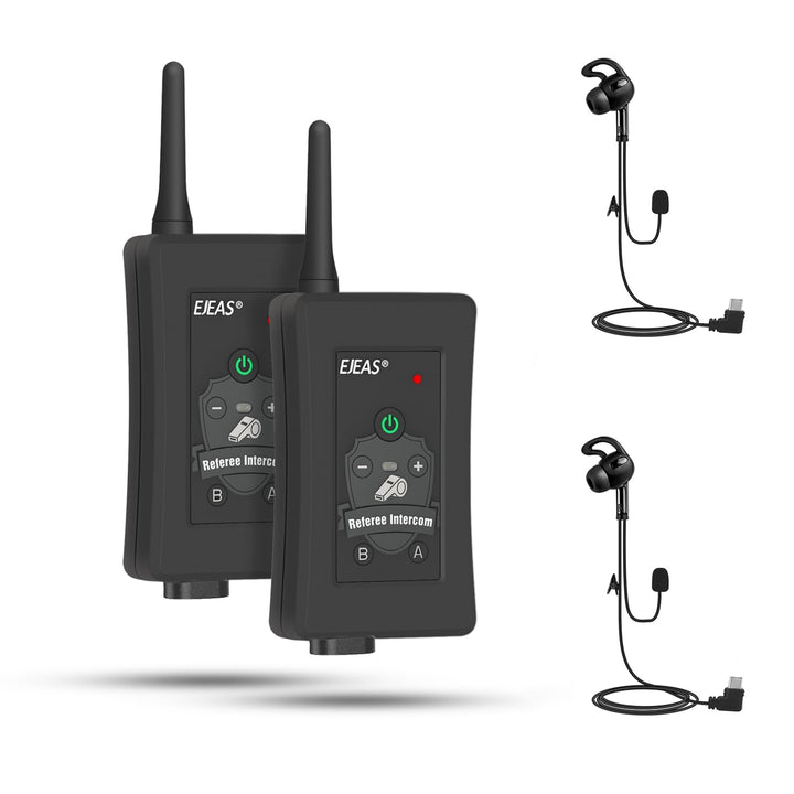 EJEAS FBIM Professionelles Fussball Schiedsrichter Bluetooth Intercom Headset Kommunikationssystem m
