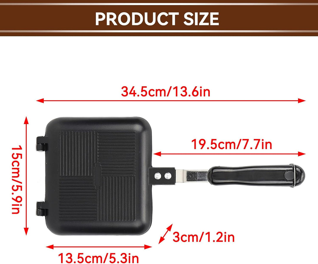 Frühstücks-Sandwichmaker Sandwich-Toaster, Camping-Sandwich-Maker, The Deep Fill Sandwich Toaster, b