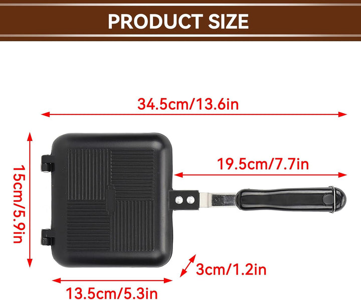 Frühstücks-Sandwichmaker Sandwich-Toaster, Camping-Sandwich-Maker, The Deep Fill Sandwich Toaster, b