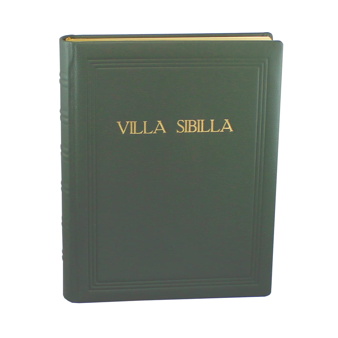 Dickes Gästebuch zur Hochzeit in genarbtem Leder, viele Farben möglich, Buchblock mit Goldschnitt, 4