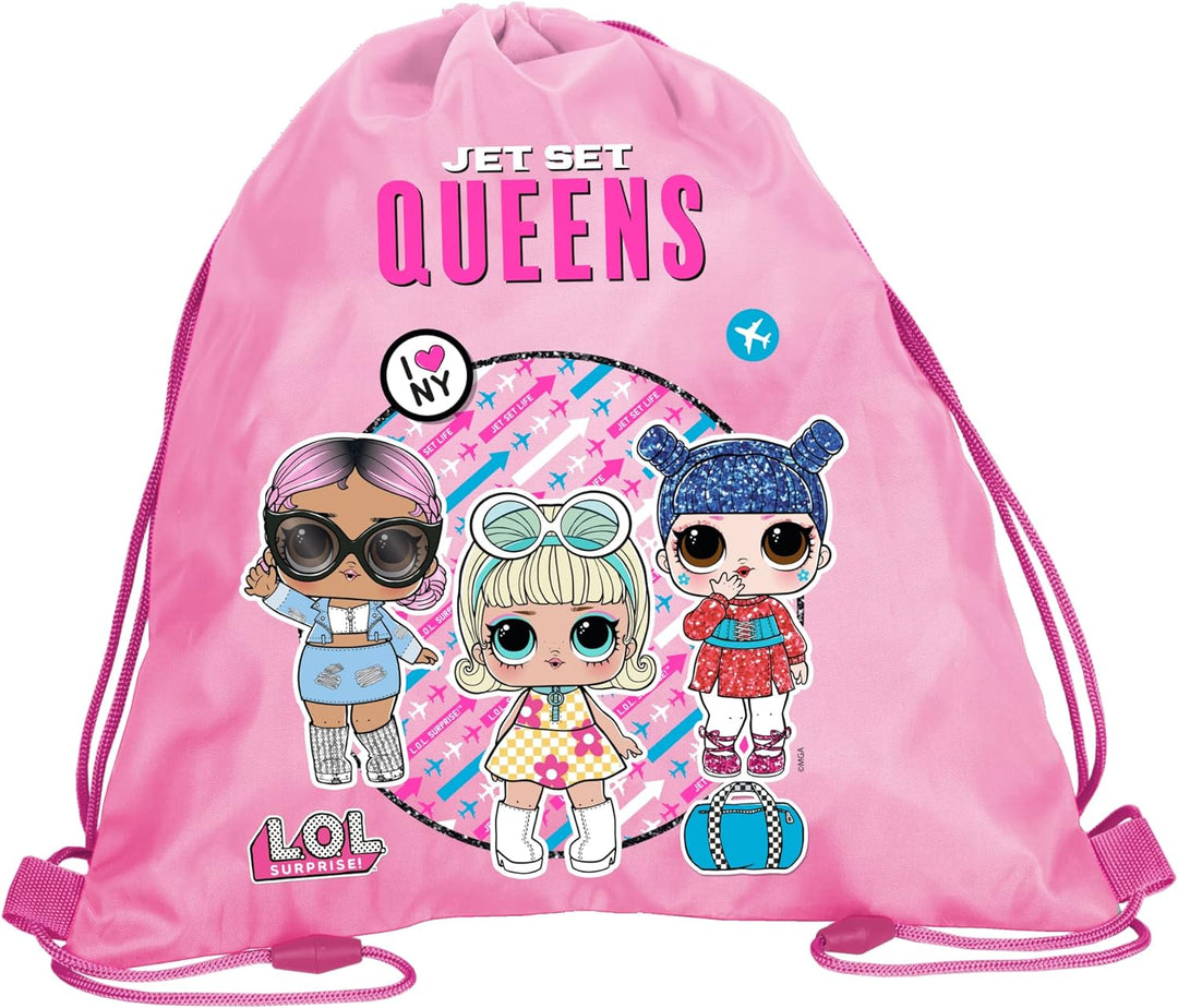 Goldkids L.O.L Surprise LOL Schulranzen Set ergonomischer Ranzen Federmappe Turnbeutel Brotdose Trin