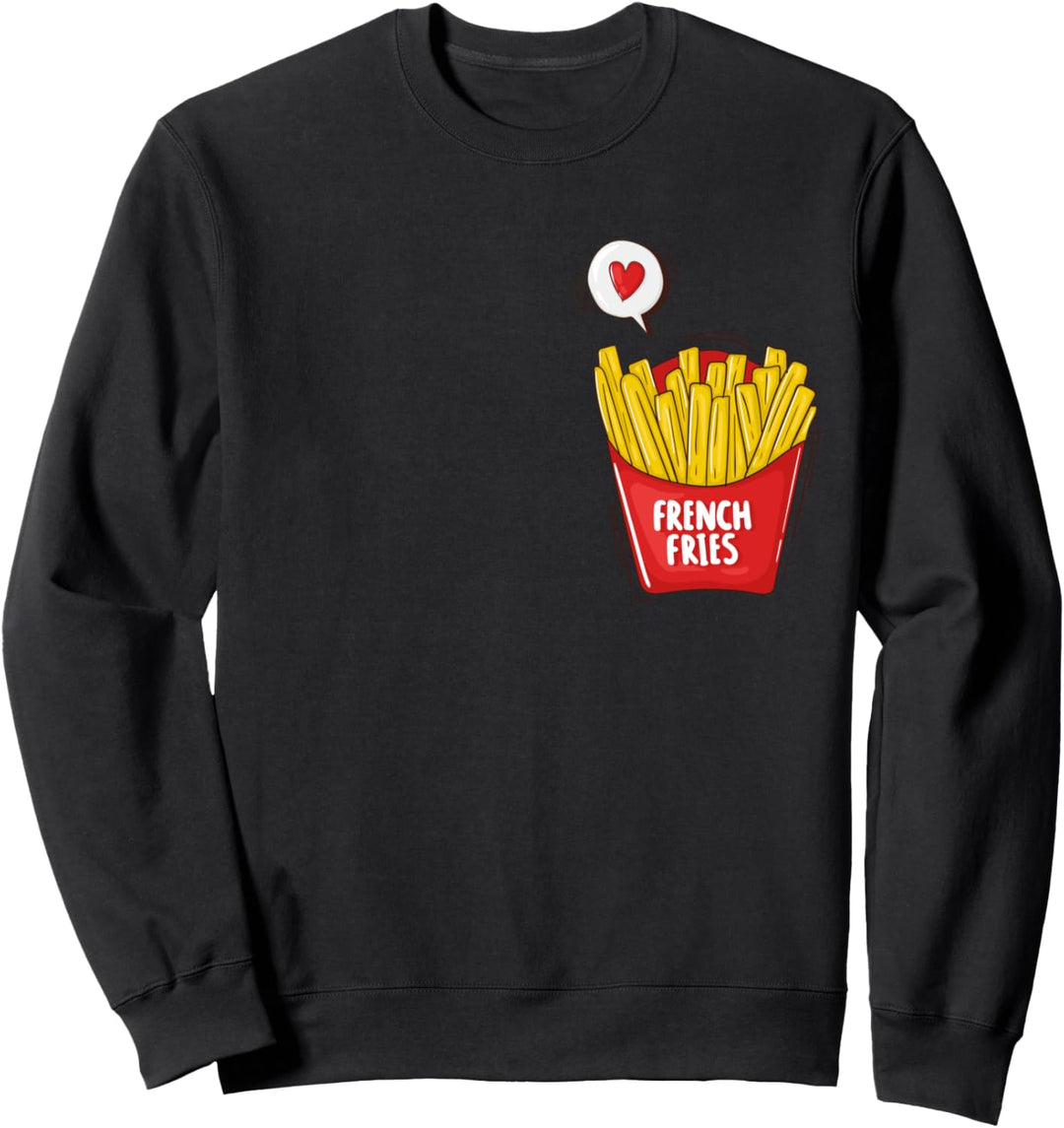 Cool French Fries Pocket Novelty Graphic Tees & Cool Designs Sweatshirt
