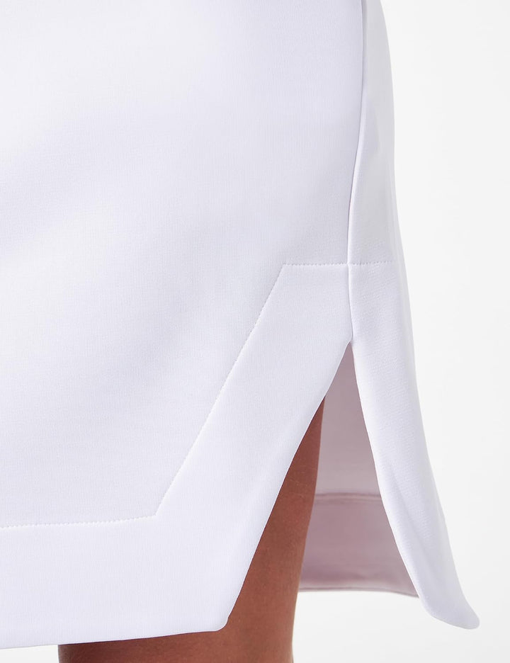 Love Moschino Damen Relaxed Fit Hooded Short-Sleeved Dres Dress M Optical White, M Optical White