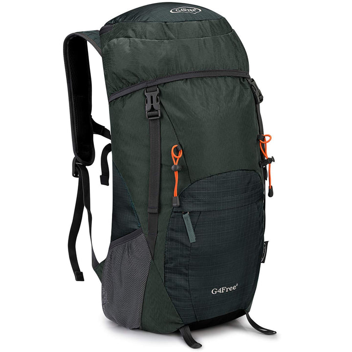 G4Free 40L Faltbarer Rucksack, Wanderrucksäcke Ultraleicht, Wasserdichter Trekkingrucksack Daypack D