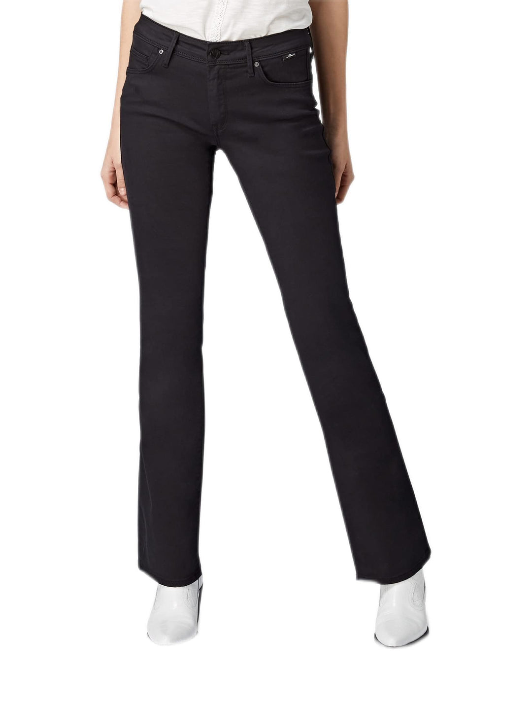 Mavi Damen Jeans Bella - Bootcut 25W / 34L Double Black Str, 25W / 34L Double Black Str