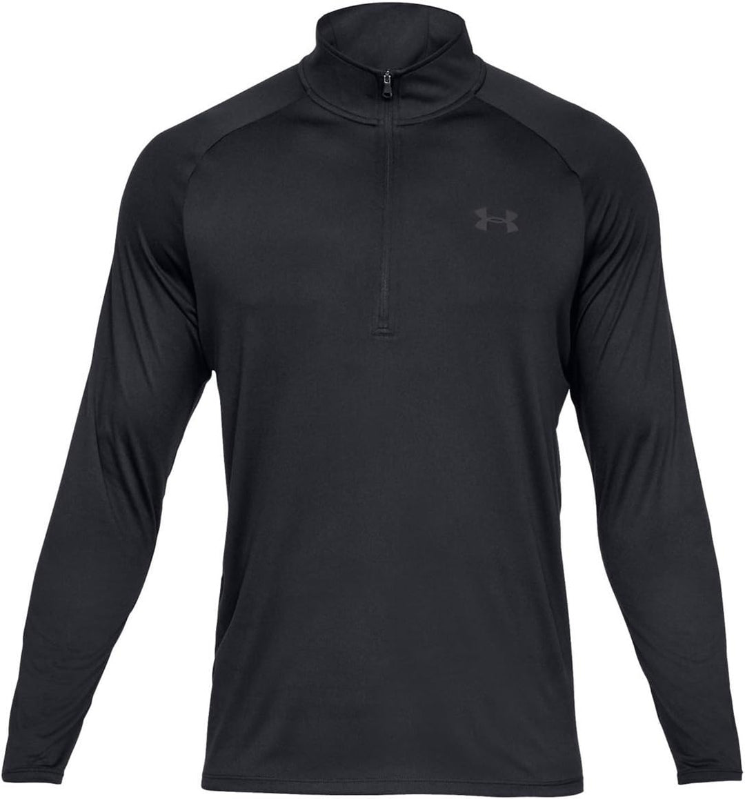 Under Armour Tech 2.0 1/2 Zip Sweatshirt Herren Schwarz/Charcoal 3XL, Schwarz/Charcoal 3XL