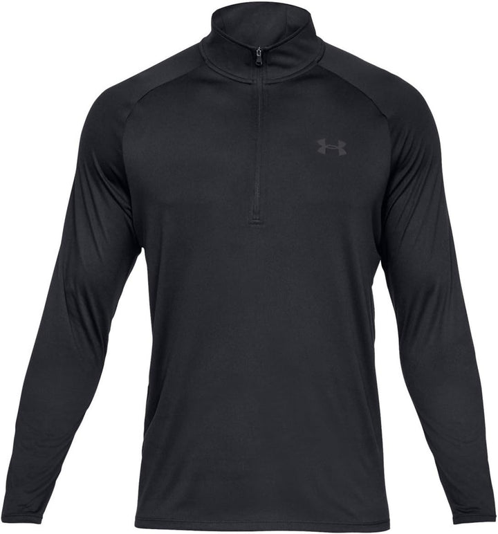 Under Armour Tech 2.0 1/2 Zip Sweatshirt Herren Schwarz/Charcoal 3XL, Schwarz/Charcoal 3XL
