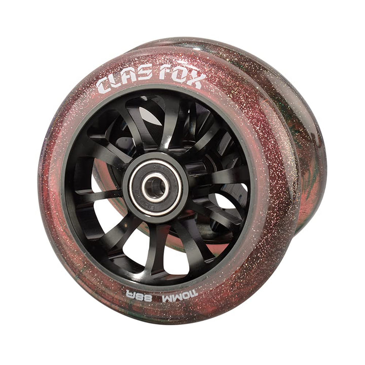 CLAS FOX Pro Stunt Scooter Rollen Roller Räder 110mm EIN Paar mit ABEC-9 Kugellager CNC Metallker (2