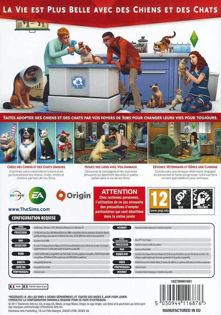 Sims 4 Chiens et Chats – PC-CD