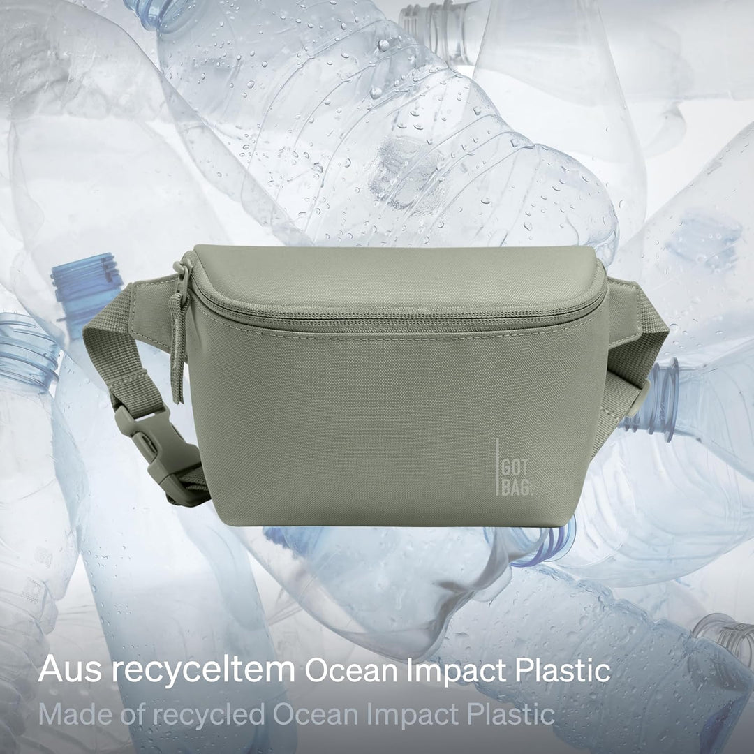 GOT BAG Bauchtasche Hip Bag 2.0 aus Ocean Impact Plastic | Gürteltasche Wasserabweisend | Stylische
