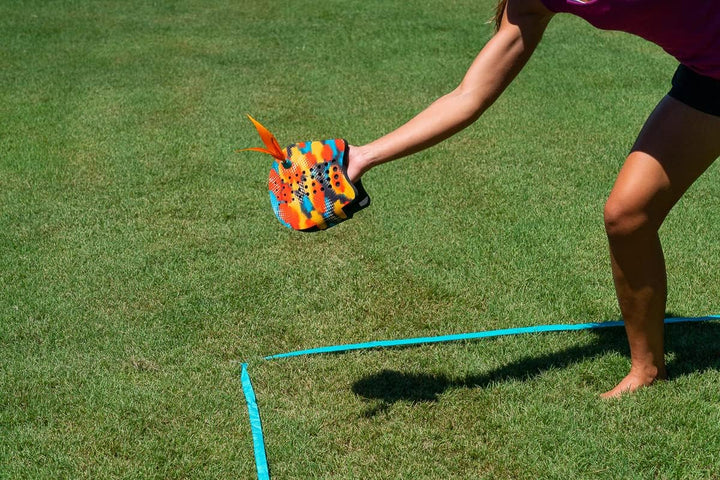 Waboba Battle Bird - Rethink Your Paddle Game - Backyard Set Includes: 2 Wearable Paddles, 2 small B