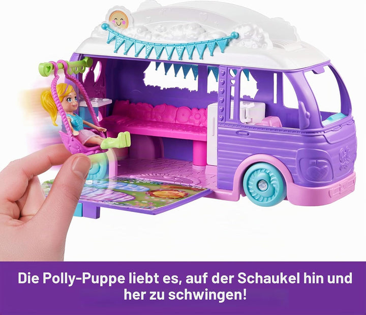 Polly Pocket Caravan Fun Spielset, 4Y+, JCC32