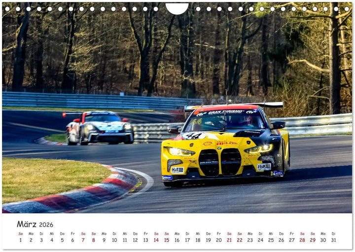 Nüburgring Langstrecken Serie 2026 (Wandkalender 2026 DIN A4 quer), CALVENDO Monatskalender: Die Sch