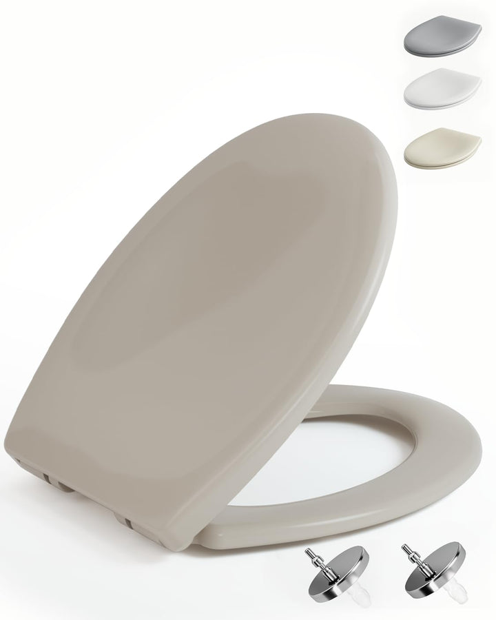 HySail Hochwertiger Toilettendeckel mit Absenkautomatik, Schnellverschluss und Hygienischer Oberfläc