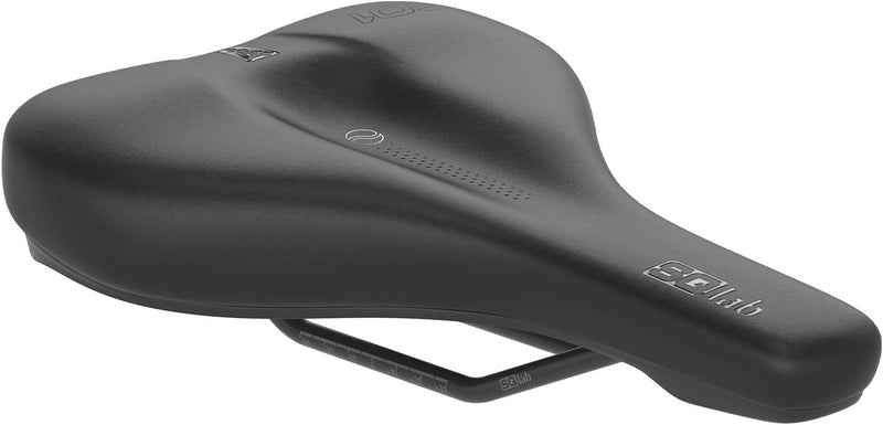 SQlab Unisex – Erwachsene 601 Ergolux Trekking Fahrradsattel 14 cm, 14 cm
