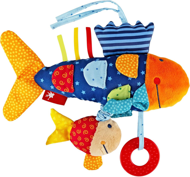 SIGIKID 40104 Aktiv-Fisch Baby Activity PlayQ Mädchen und Jungen Babyspielzeug empfohlen ab 3 Monate