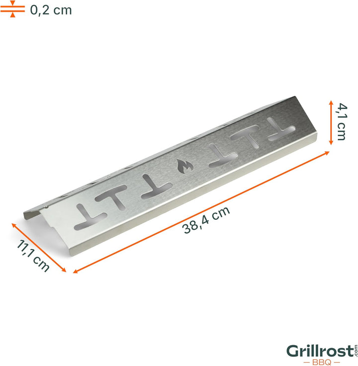 Grillrost.com Das Original Edelstahl Aromaschiene für Enders - Boston Black 4 | 6 Boston Black 4 & 6