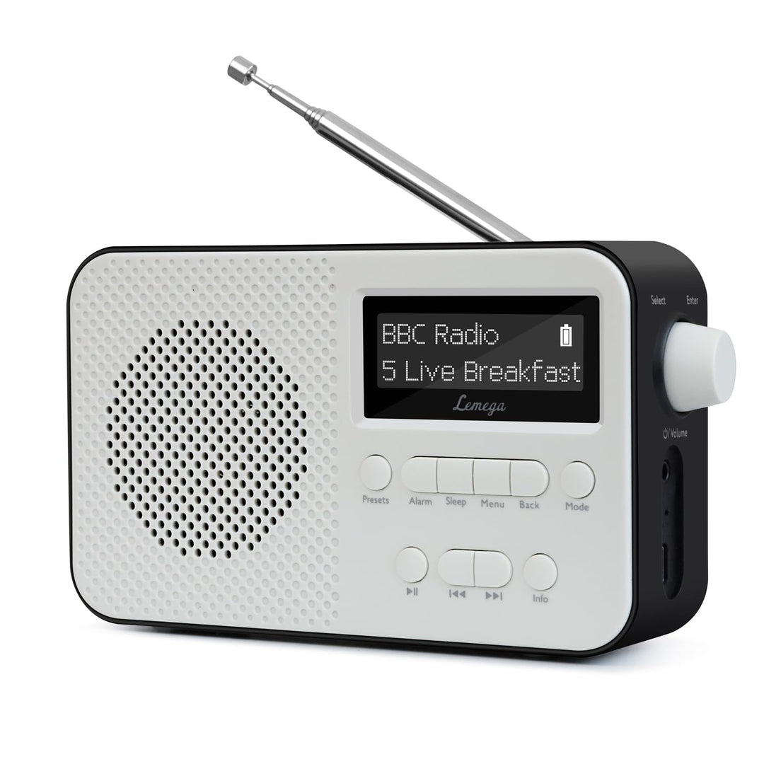 LEMEGA PR2 Tragbares DAB/DAB+ und FM Digitalradio,kompaktes Taschendesign,persönliches Taschen DAB R