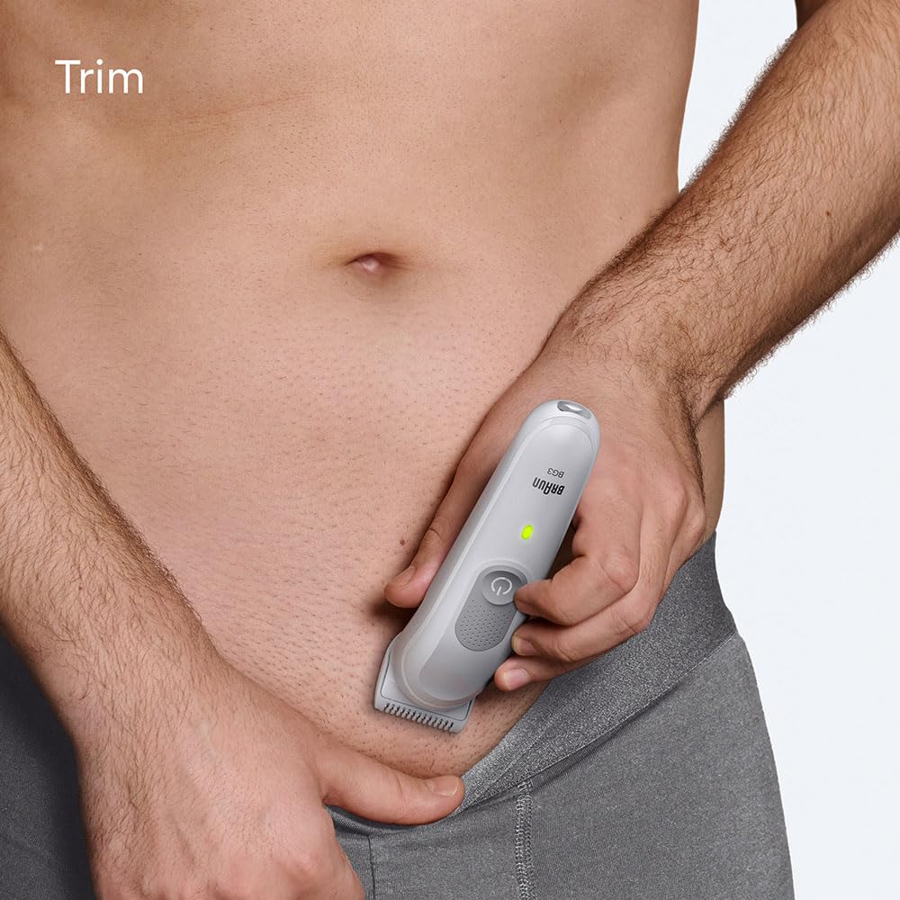 Braun Series 3 Körpertrimmer, +3 Pflegeutensilien, mit SkinGuard Technologie, 80 Minuten Aktionszeit